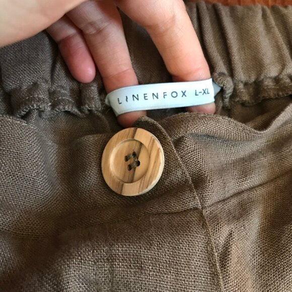 Linen Fox Frankie barrel pants - Picture 2 of 6